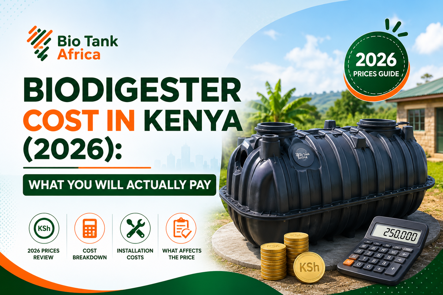 Biodigester Cost in Kenya (2026): What You Will Actually Pay