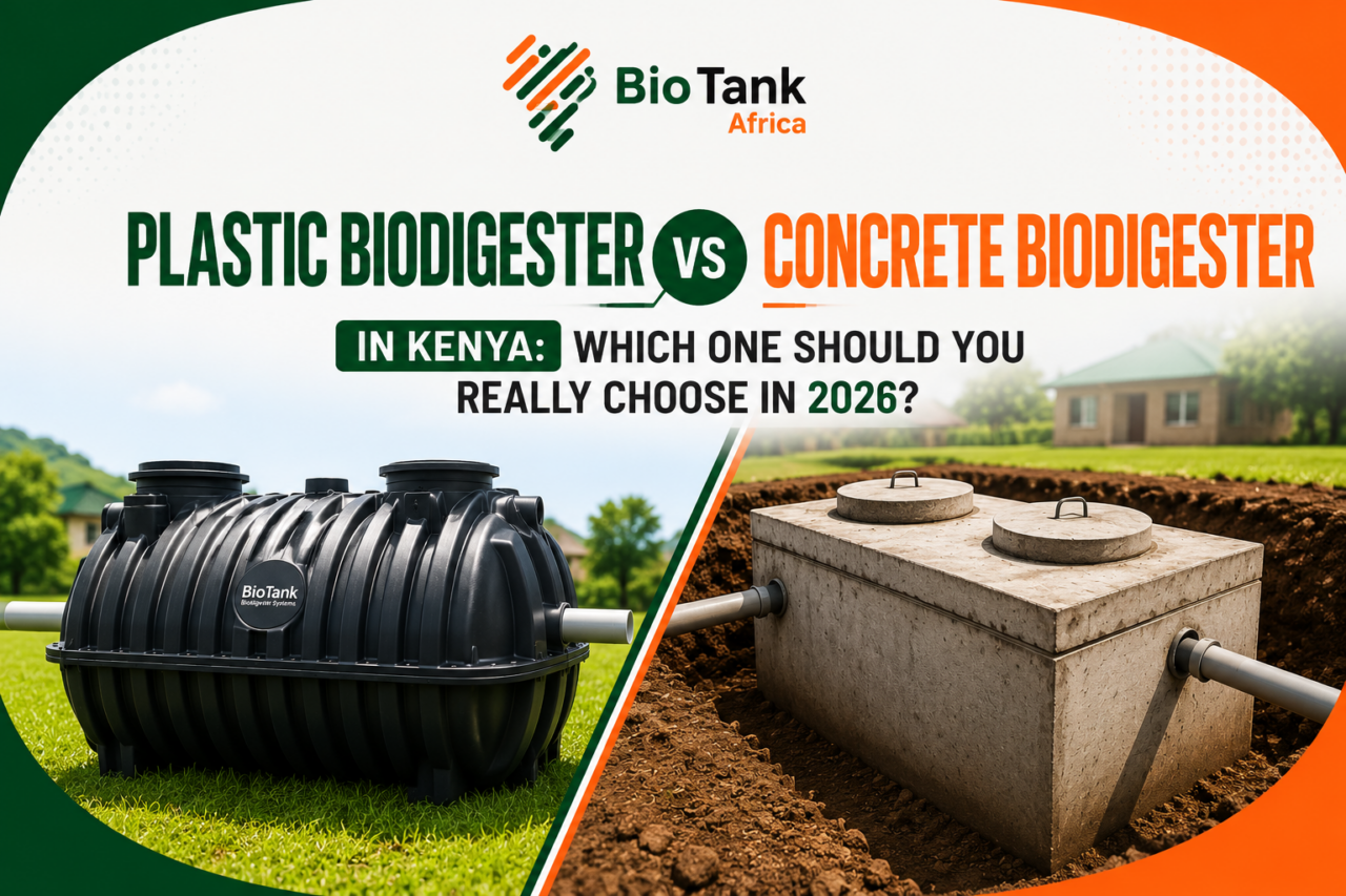 Plastic Biodigester vs Concrete Biodigester in Kenya: Which One Should You Really Choose in 2026?